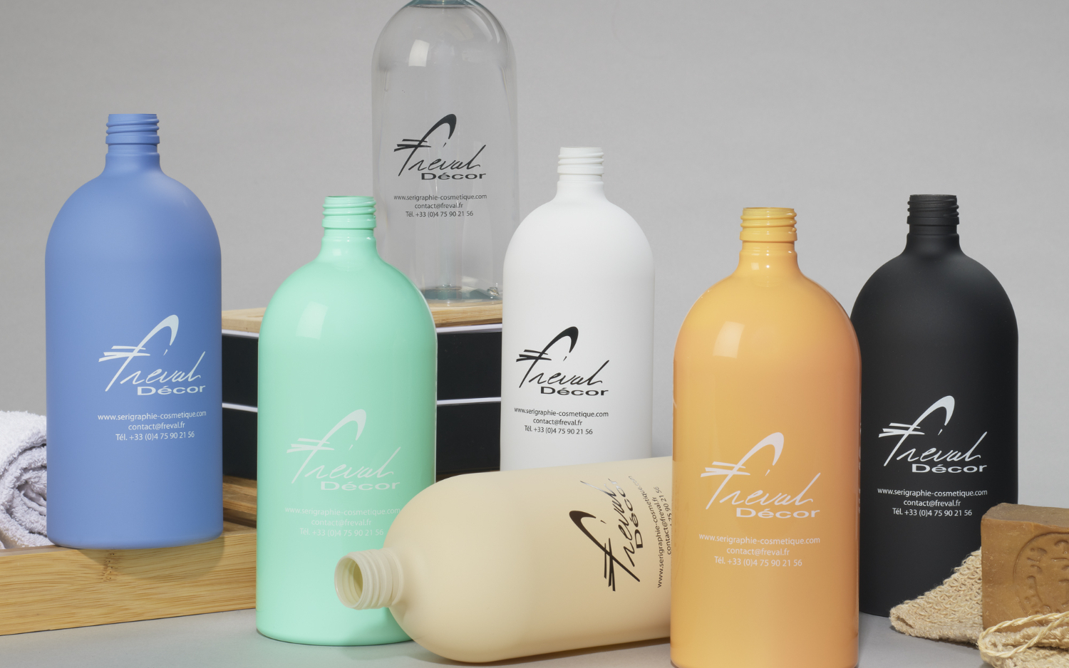 Lacquering and screen printing for PET & RPET bottles