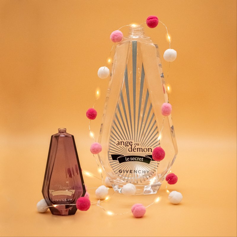 Flacons grands formats, laquage et sérigraphie